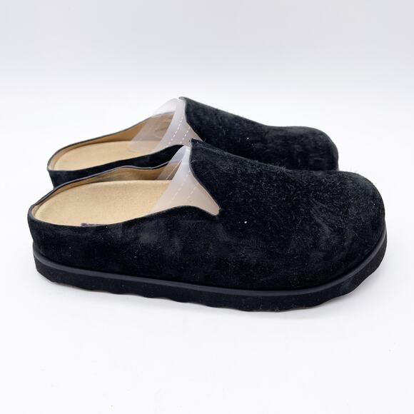 Vince Women's Carmel Black Suede Slip On Clogs Size 5M - Picture 7 of 9